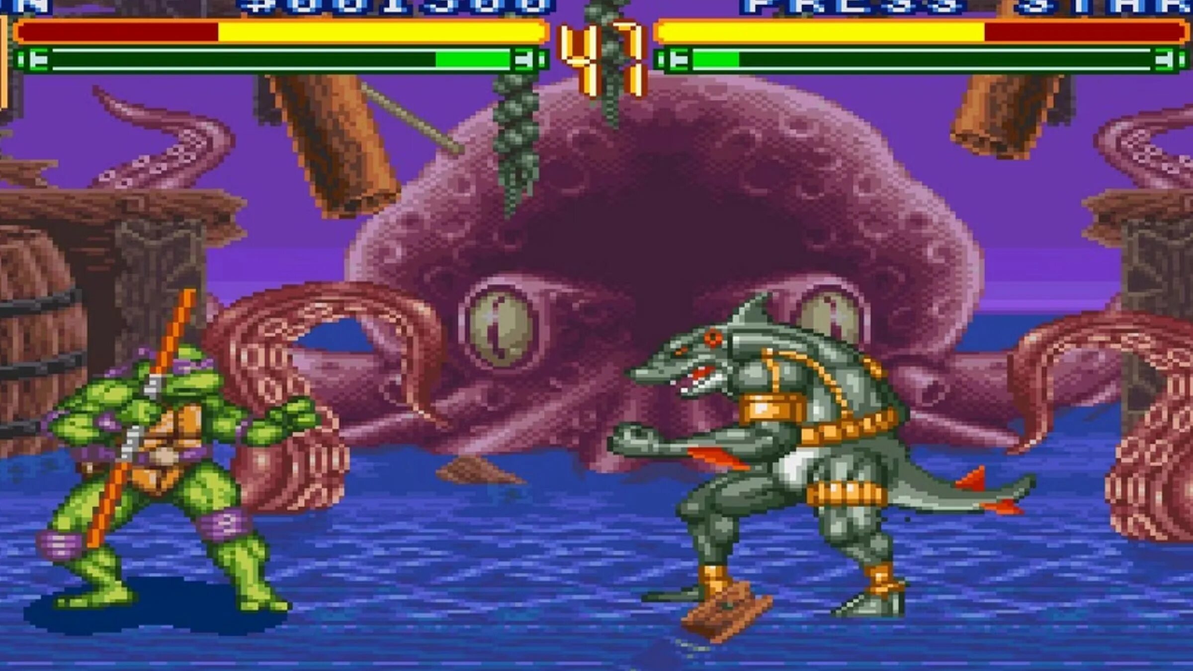 Teenage Mutant Ninja Turtles: Tournament Fighters (SNES)